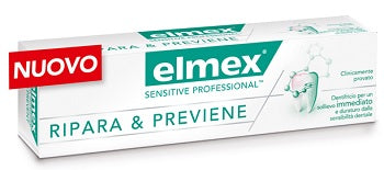 Dentifricio Elmex Sensitive Ripara e Previene 75 Ml - Dentifricio Elmex Sensitive Ripara e Previene 75 Ml