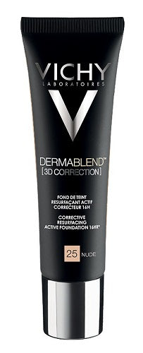 Vichy Dermablend 3D Fondotinta Coprente Per Pelle Grassa Con Imperfezioni Tonalità 25 30ml - Vichy Dermablend 3D Fondotinta Coprente Per Pelle Grassa Con Imperfezioni Tonalità 25 30ml