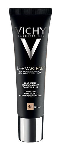 Vichy Dermablend 3D Fondotinta Coprente Per Pelle Grassa Con Imperfezioni Tonalità 45 30ml