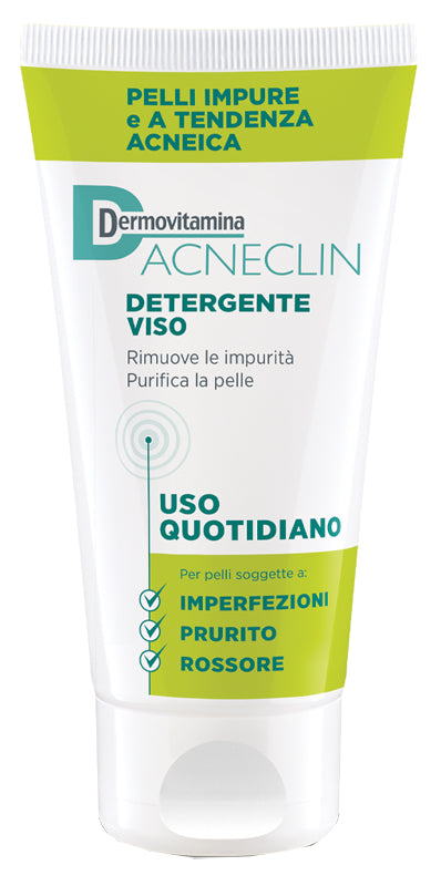 Dermovitamina Acneclin Detergente Viso Uso Quotidiano 200 Ml