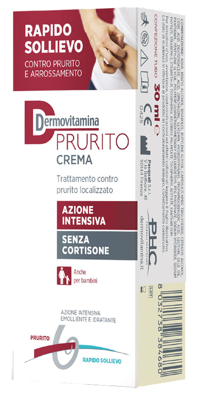 Dermovitamina Prurito Crema Azione Intensiva Senza Cortisone30 Ml