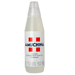 Disinfettante Igienizzante A Base Di Ipoclorito Di Sodio Antimicrobico Ad Ampio Spettro D&#039;azione Amuchina Liquida 100% 1000 Ml