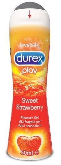 Durex Play Gel Sweet Strawberry 50 Ml - Durex Play Gel Sweet Strawberry 50 Ml