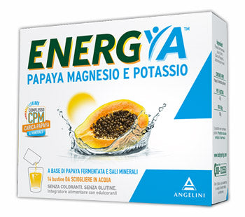 Energya Papaya Magnesio Potassio 14 Bustine - Energya Papaya Magnesio Potassio 14 Bustine