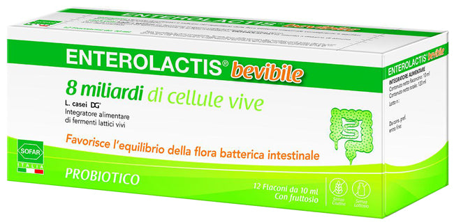 Enterolactis 12 Flaconcini 10 Ml - Enterolactis 12 Flaconcini 10 Ml