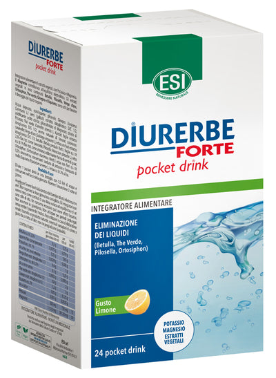 Diurerbe Forte Pocket Drink Limone 24 X 20 Ml