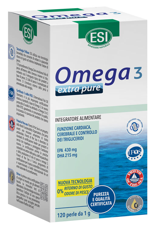 Esi Omega 3 Extra Pure 120 Perle - Esi Omega 3 Extra Pure 120 Perle