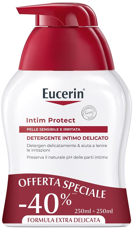 Eucerin Bipacco Ph5 Detergente Intimo 250 Ml + 250 Ml - Eucerin Bipacco Ph5 Detergente Intimo 250 Ml + 250 Ml