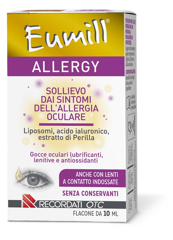 Eumill Allergy Gocce Oculari Flacone 10 Ml - Eumill Allergy Gocce Oculari Flacone 10 Ml