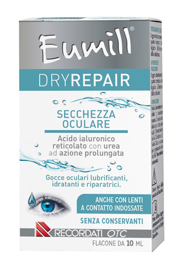 Eumill Dryrepair gocce oculari 10 ml gocce per secchezza - Eumill Dryrepair gocce oculari 10 ml gocce per secchezza