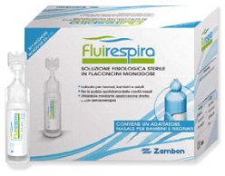 Fluirespira soluzione fisiologica 30 flaconcini - Fluirespira soluzione fisiologica 30 flaconcini