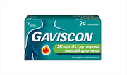 Gaviscon 24 Compresse Gusto Menta 250+133,5mg