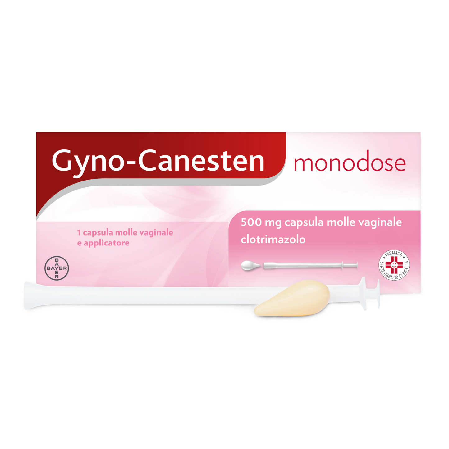 GYNO-CANESTEN MONODOSE 500 MG CAPSULA MOLLE VAGINALE