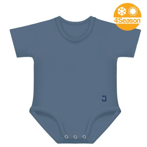 J Bimbi Body 0-36M Bio Cotton 4Season Blu