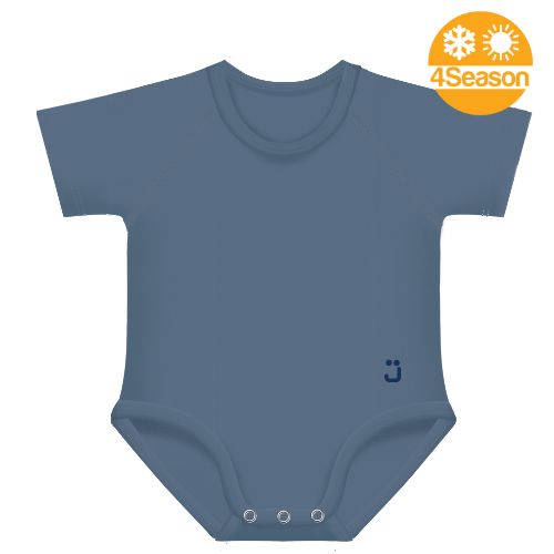 J Bimbi Body 0-36M Bio Cotton 4Season Blu