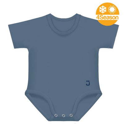 J Bimbi Body 0-36M Bio Cotton 4Season Blu