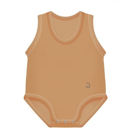 J Bimbi Body 0-36M Bio Cotton Summer Caramello - J Bimbi Body 0-36M Bio Cotton Summer Caramello