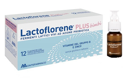 Lactoflorene Plus Bimbi 12 Flaconcini - Lactoflorene Plus Bimbi 12 Flaconcini