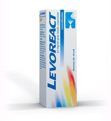 LEVOREACT 0,5 MG/ML SPRAY NASALE SOSPENSIONE - LEVOREACT 0,5 MG/ML SPRAY NASALE SOSPENSIONE