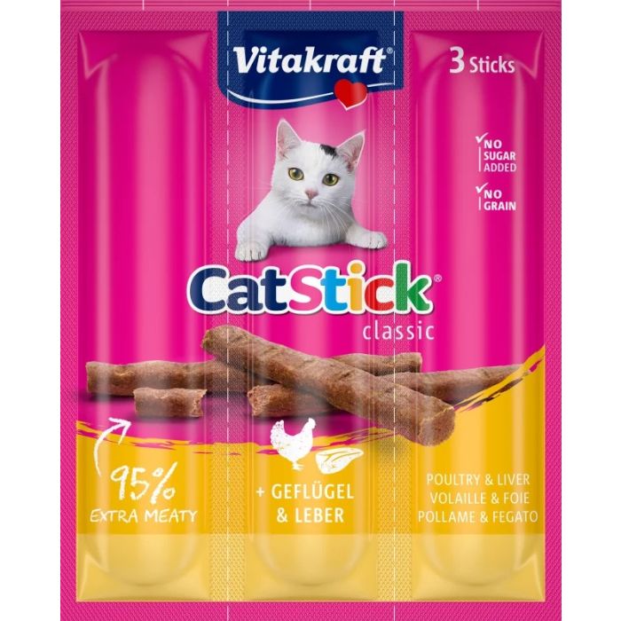 Cat Stick Mini Pol&Fegato3 18G - Cat Stick Mini Pol&Fegato3 18G