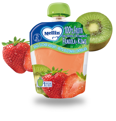 Mellin 100% Fragola Kiwi 90 G