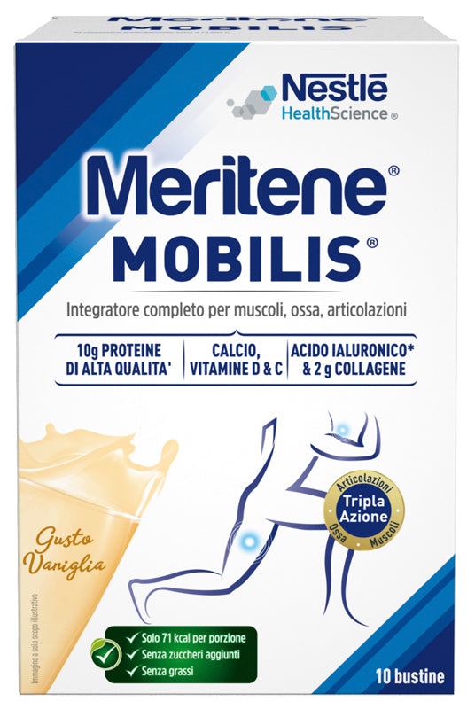 Meritene Mobilis Gusto Vaniglia 10 Bustine Da 21 G