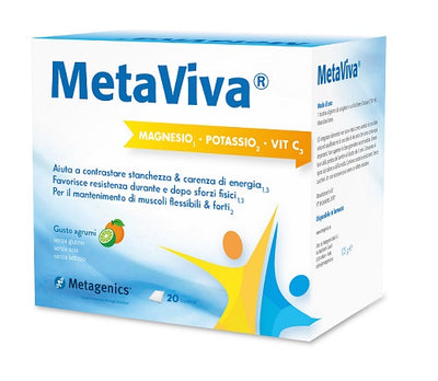 Metaviva Magnesio Potassio Vitamina C 20 Bustine