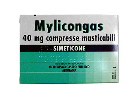 MYLICONGAS 40 MG COMPRESSE MASTICABILI - MYLICONGAS 40 MG COMPRESSE MASTICABILI
