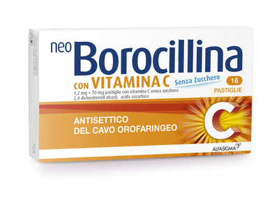 NEO BOROCILLINA "1,2 MG + 70 MG PASTIGLIE CON VITAMINA C SENZA ZUCCHERO"