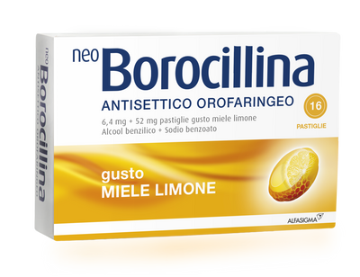 NEO BOROCILLINA ANTISETTICO OROFARINGEO 6,4 MG + 52 MG