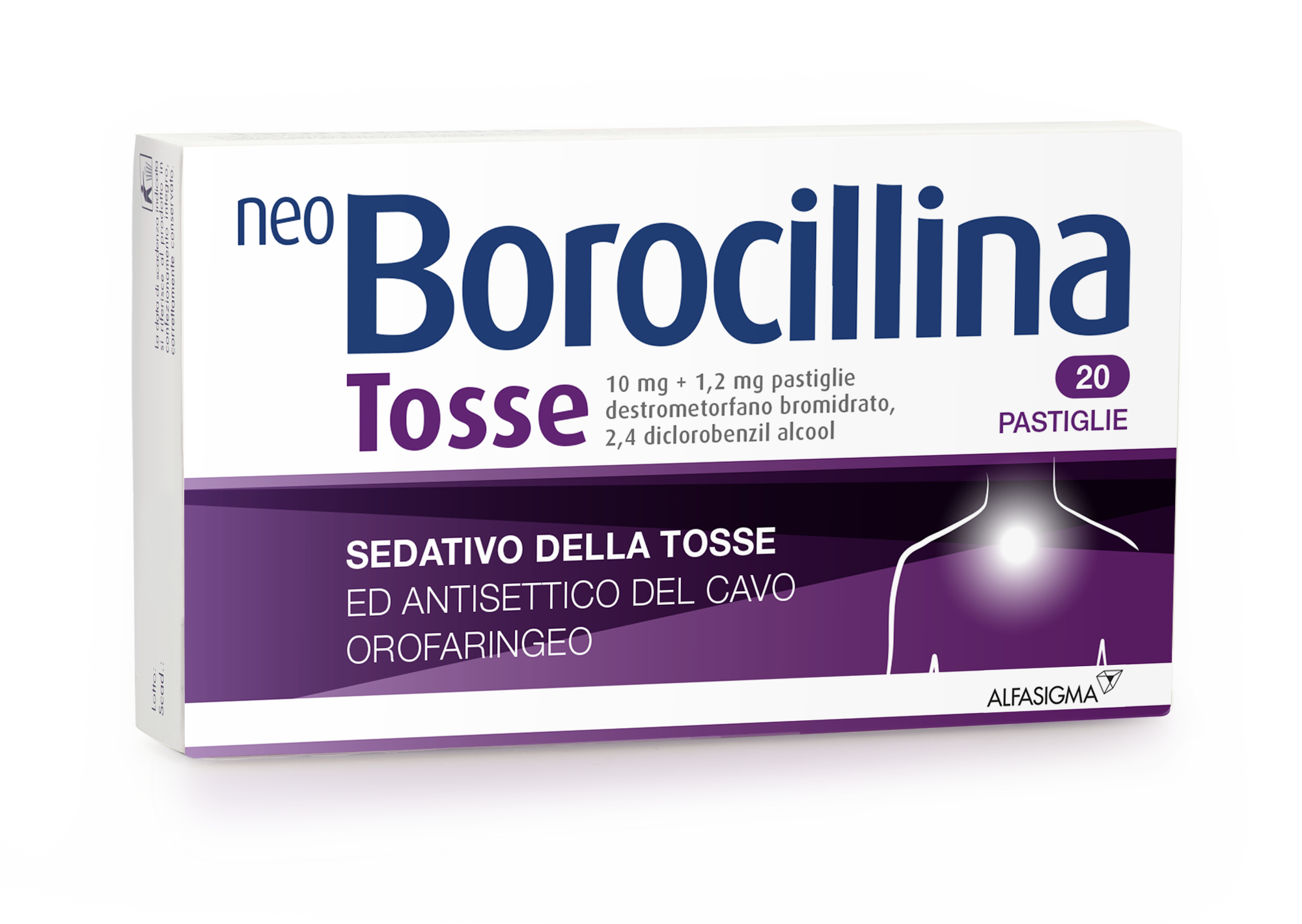 NEO BOROCILLINA TOSSE 10 MG + 1,2 MG PASTIGLIE