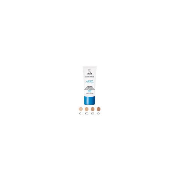 Bionike Aknet Comfort Cover Fondotinta Anti-Imperfezioni 104 Biscuit 30ml