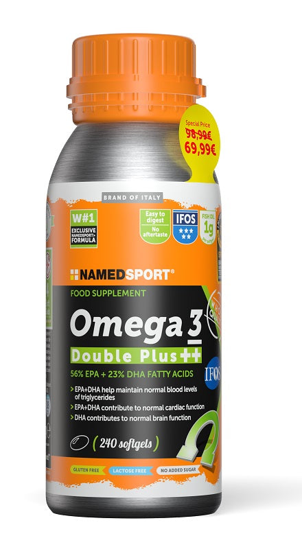 Omega 3 Double Plus 240 softgel - Integratore Omega 3 con massimo grado di purezza - Omega 3 Double Plus 240 softgel - Integratore Omega 3 con massimo grado di purezza