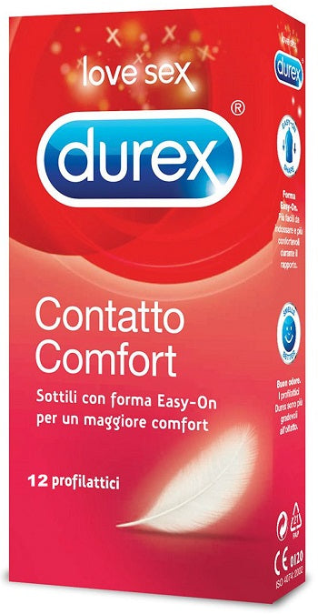 Profilattico Durex Contatto Comfort 12 Pezzi