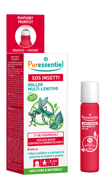 Puressentiel Sos Insetti Roller 11 Oli Essenziali 5 Ml