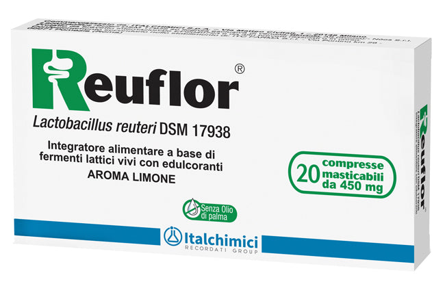 Reuflor 20 Compresse Masticabili Aroma Limone