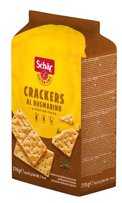 Schar Crackers Rosmarino 210 G - Schar Crackers Rosmarino 210 G