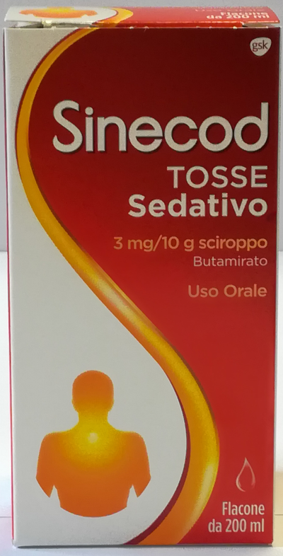 Sinecod Sciroppo Per La Tosse Sedativo 200 ml