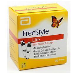 Strisce Misurazione Glicemia Freestyle Lite 25 Pezzi - Strisce Misurazione Glicemia Freestyle Lite 25 Pezzi