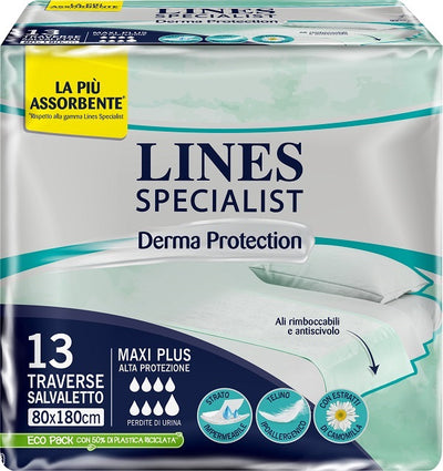 Traversa Per Incontinenza Lines Specialist Derm Ap 80X180 13Pezzi