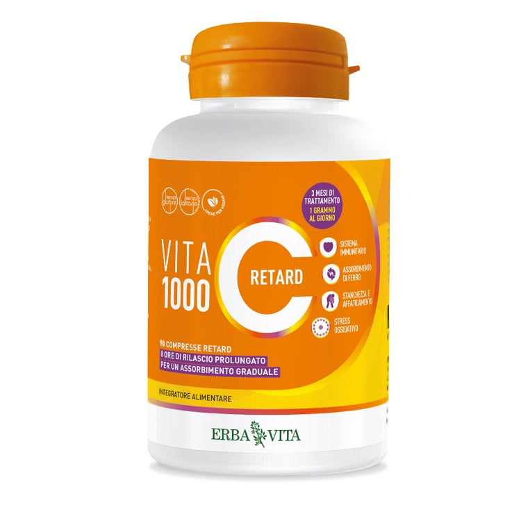 Vita C 1000 Retard 90 Compresse - Vita C 1000 Retard 90 Compresse