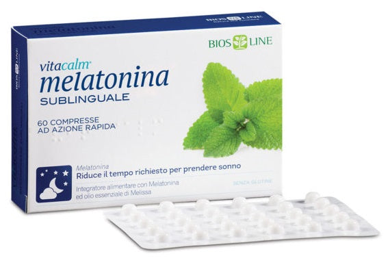 Vitacalm Melatonina 120 Compresse Sublinguali - Vitacalm Melatonina 120 Compresse Sublinguali
