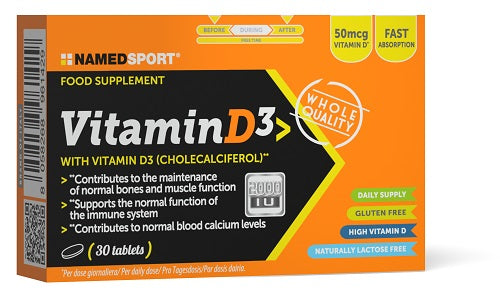Vitamin D3 - 30 Compresse - Promo Scad. 05/24 - Vitamin D3 - 30 Compresse - Promo Scad. 05/24