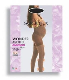 Solidea Wonder Model Maman 140 - Collant Nero Taglia S