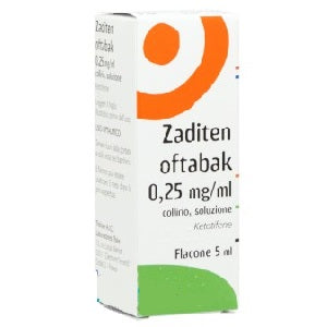 ZADITEN OFTABAK 0,25 MG/ML COLLIRIO SOLUZIONE